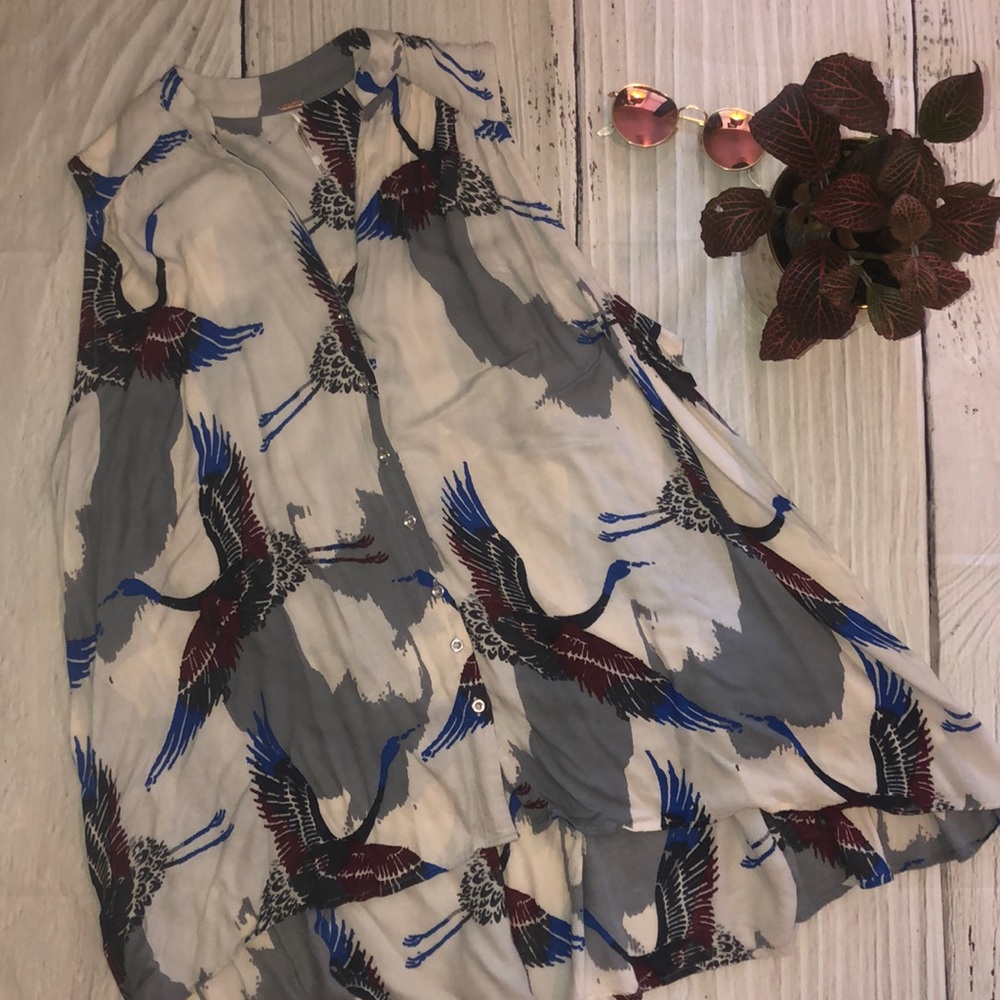 Free People Sleeveless blouse xsmall